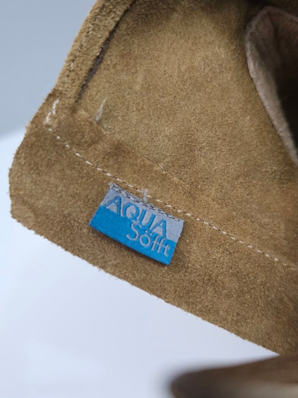 Sofft Shary Wedge Ankle Boot Womens 9 Hazelwood Tan Suede Waterproof Heel Fall - Picture 13 of 15